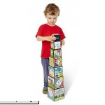 Melissa & Doug Days of Creation Stacking and Nesting Blocks With Convenient Rope-Handled Storage Box 7 Blocks Stack to Almost 2.5 Feet Tall  B00A8DJ064